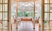 The Eslington Lodge - French doors leading to conservatory