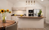 The Stables at West Lyham - kitchen and dining area