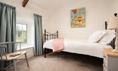 Appletree Cottage - bedroom three with single bed - perfect for children