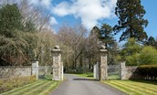 The West Wing, Capheaton - entrance to the traditional rural Estate in the heart of Northumberland