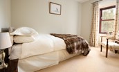 Westwood Cottage - bedroom four with single bed
