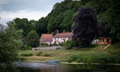 The Boathouse - a fantastic position on the banks of the River Tweed