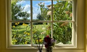 Dairy Cottage, Knapton Lodge - views from the dining area to the expansive Owners' gardens