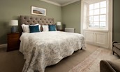 Cairnbank House - bedroom one master bedroom with super king size bed