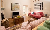 Laundry Cottage - sitting room in the open plan living area