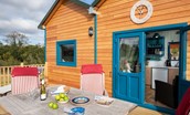 The Beach Hut - outside dining on summer evenings