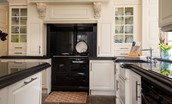 Eslington East Wing - cosy kitchen with AGA and electric cooker
