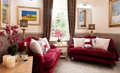 Bank View - cosy ground floor sitting room with seating for four