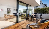 7 The Bay, Coldingham - full-length sliding doors allow the light to beam into the airy living space