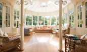 Eslington Lodge - bright and stylish conservatory