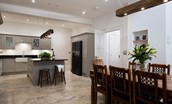 Number One Clayport Street - the open-plan kitchen and dining room