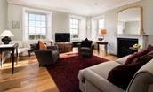 Lions House - generously proportioned sitting room on the second floor with sea views