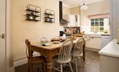 Birch Cottage - dining table to seat up to six guests