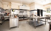 Fairnilee House - large, fully-equipped catering kitchen on the lower ground floor