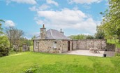 Lilylaw - the cottage benefits from a sheltered terrace to the rear, perfect for dining al fresco