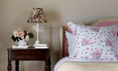 North Farm, Walworth - Hydrangea bedroom with beautiful interior touches throughout