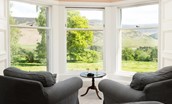 Mossfennan House - settle down to enjoy the views in the first floor drawing room