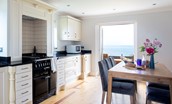 Sea Breeze - large range cooker in the kitchen, ideal for cooking a tasty meal or two
