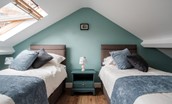 Number 107 - second floor bedroom with superking double bed (can be a twin room on request)