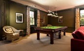 Fairnilee House - 3/4-size snooker table