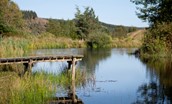 Blackhouse Forest Estate - the pretty nearby lochan where you can sit and enjoy the tranquil setting
