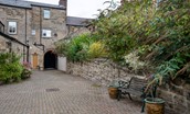 Number One Clayport Street - the shared courtyard to the rear