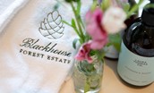Blackhouse Forest Estate - locally sourced toiletries and fluffy branded bathrobes