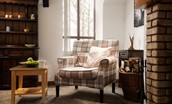 The Haven - armchair in the sitting room