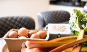 Bracken Lodge - freshly laid eggs from the farm