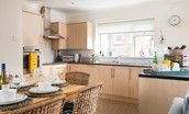 Farne View - open-plan kitchen and dining area to seat six