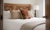 The Willow - bedroom two features zip and link beds, which can be configured as a super king double or twin, as preferred