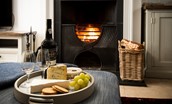 The Arch - unwind with a glass of wine in front of the cosy open fire