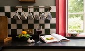 Stable Cottage, Glanton Pyke - well equipped kitchen for cooking up tasty meals and enjoying a glass of wine