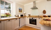Redcliff - the kitchen with views from the window
