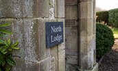North Lodge - signage