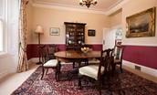 The Old Manse - dining room with seating for six