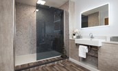 The Sheep Fold - large walk-in shower in the bathroom