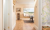 Lakeside Cottage - Emily - the bright and airy hallway leads through to the open-plan kitchen and dining space