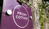 Priory Cottage - entrance to the property