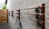 Pentland Cottage - rod racks