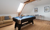 The Old Vicarage - enjoy some family fun in the games room on the second floor