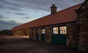 Papple Steading - Grieve's Cottage and Cart Shed with lighting