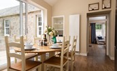 The Coach House, Kingston - dining table seating up to six guests