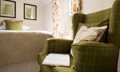 Crailing Coach House - armchair in bedroom two