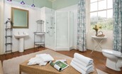 Wedderburn Castle - Maid's Room shower