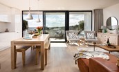 6 The Bay, Coldingham - the full-length sliding doors bring the outside in, allowing you to soak in the coastal views from the main living space