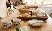 Birch Cottage - kitchen table