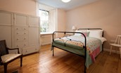 Church House - bedroom three with a double size bed and ample storage