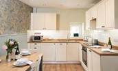 Campsie Cottage - the country-style kitchen is a welcoming space for cooking and dining together