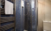 Captain's Landing - shower room with shower, basin and WC